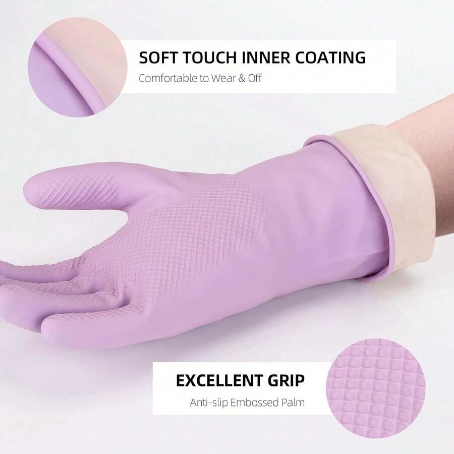 6 Pairs Rubber Cleaning Gloves – Rubber Glove Cleaning recenzja i cena