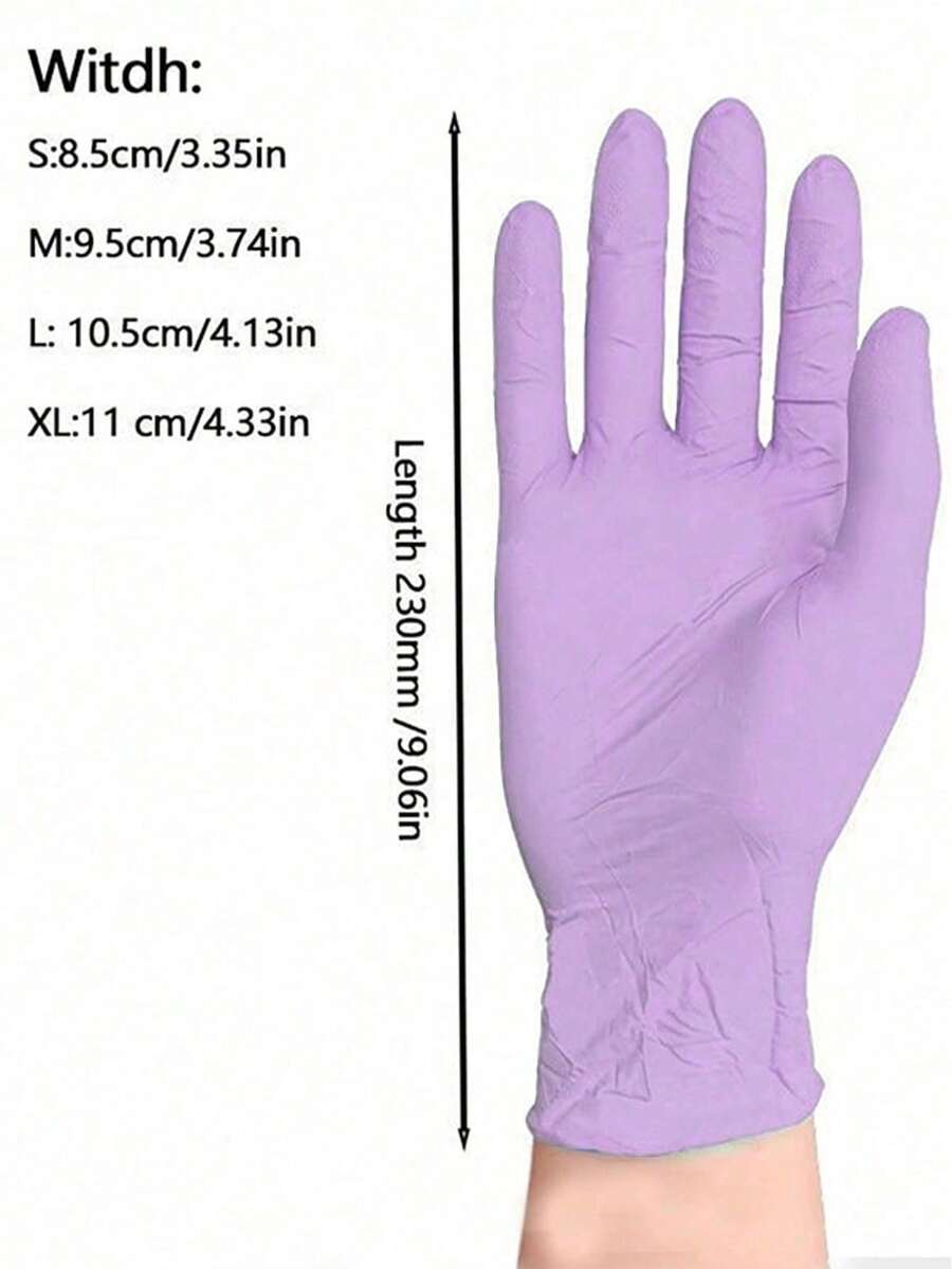 100/50/4pcs Disposable Purple  – Latex Disposable Glove recenzja i cena