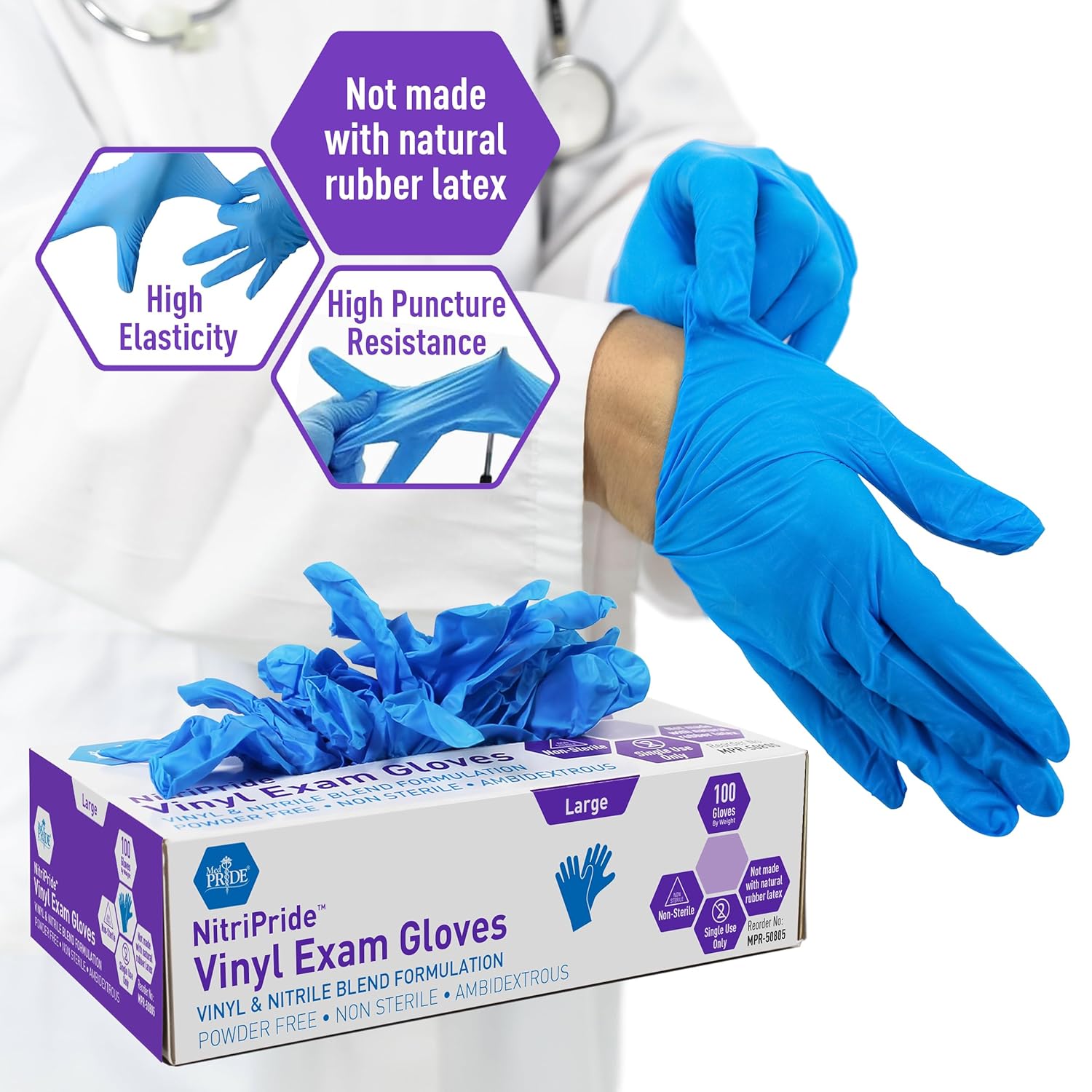 Nitrile/Vinyl Blend Exam Glove – Exam Glove Nitrile recenzja i cena