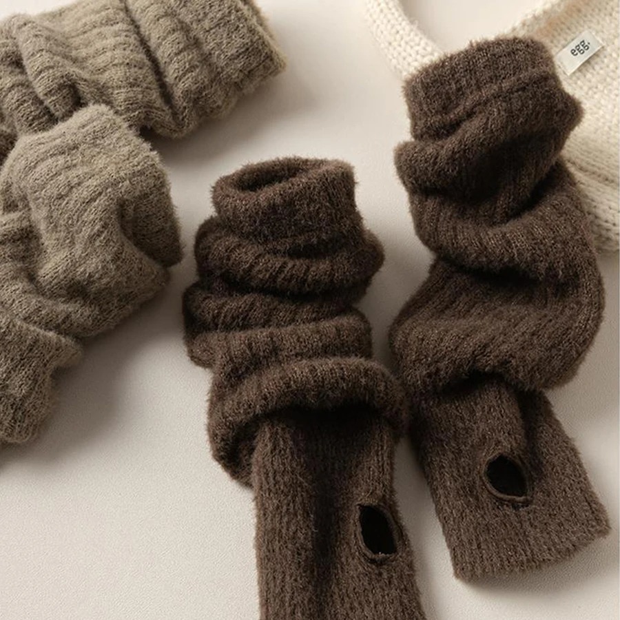 Winter Warm Long Sleeves Glove – Fingerless Glove Knit recenzja i cena