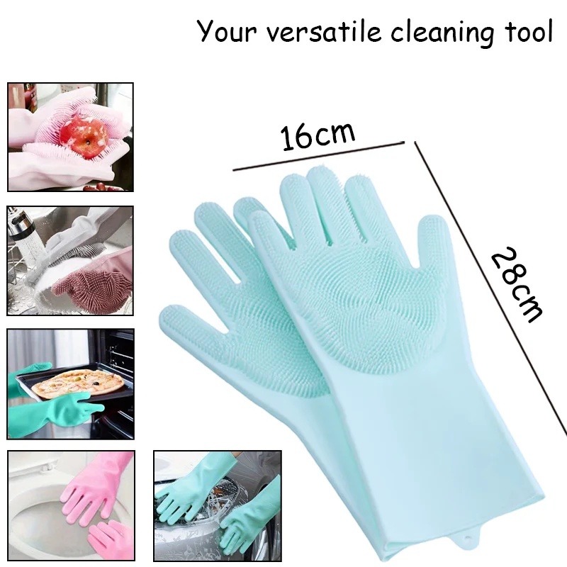 Silicone dishwashing gloves, h – Dish Glove Rubber recenzja i cena