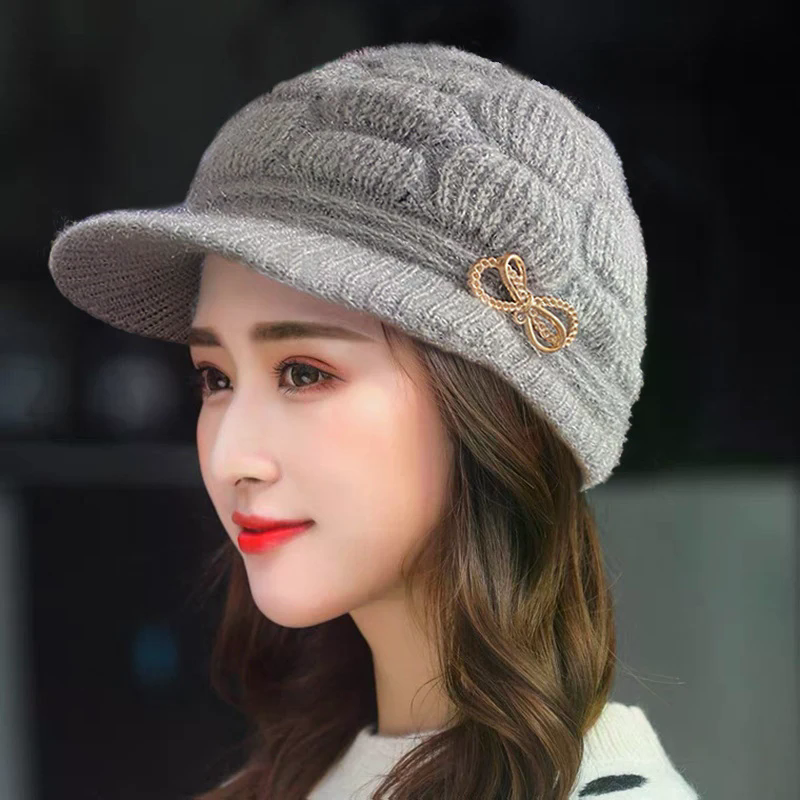 Winter Warm Hat Knitted Hat Ca – Wool Glove Lined recenzja i cena