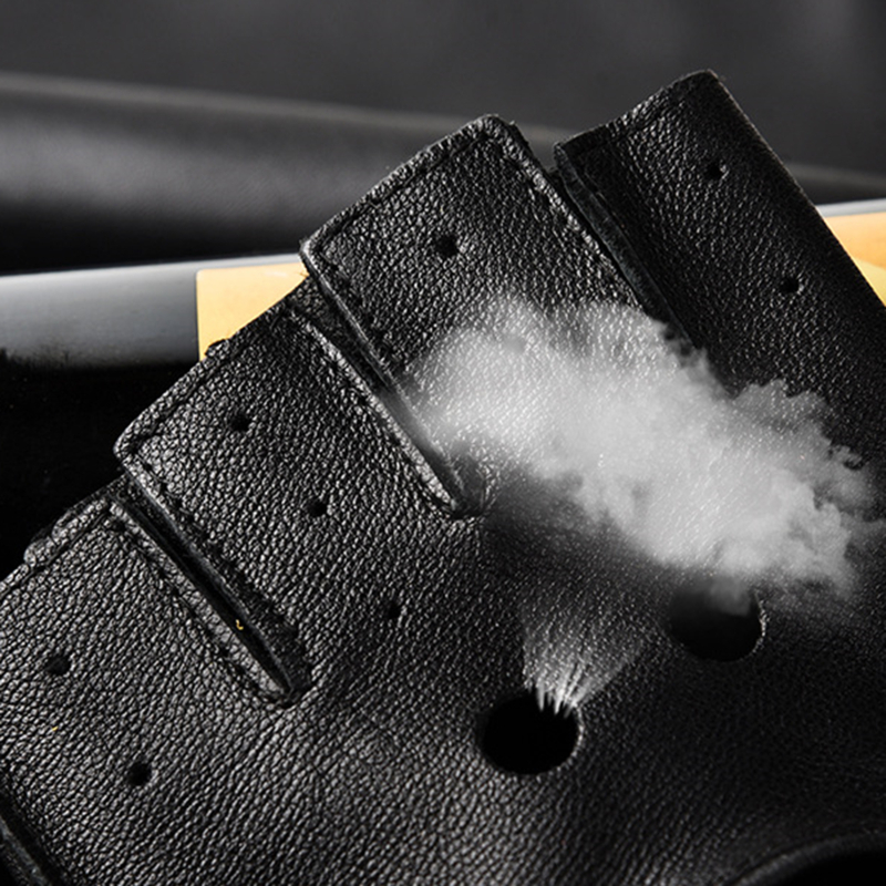 Leather Gloves Men's Half Fing – Leather Driving Glove recenzja i cena
