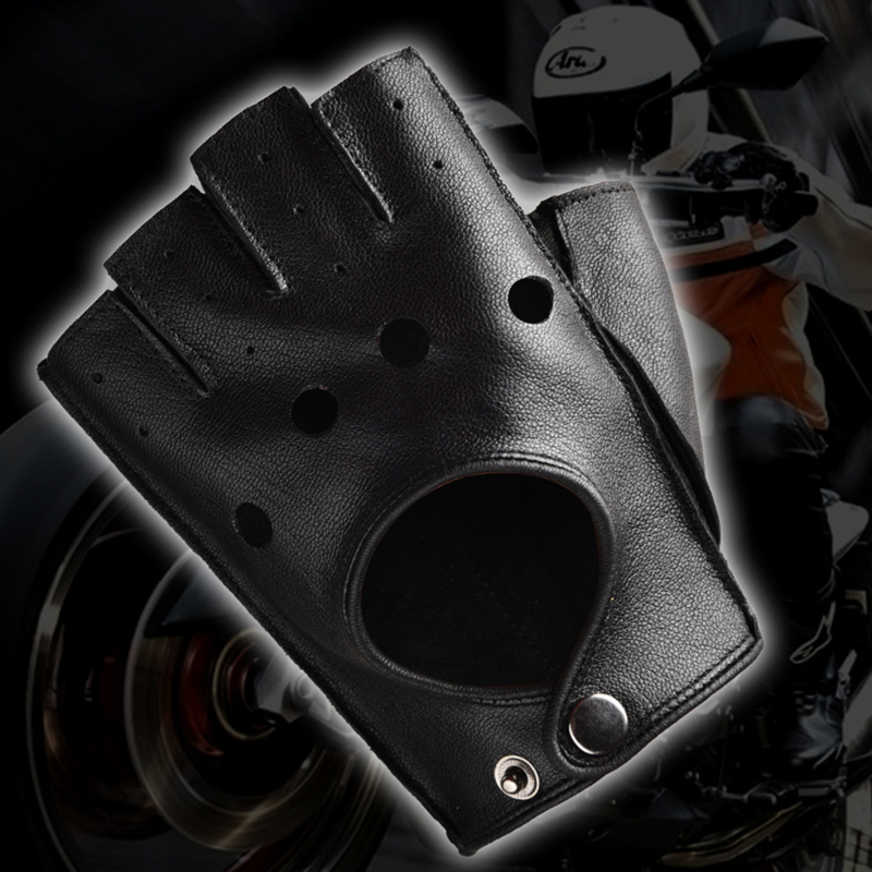 Leather Gloves Men's Half Fing – Leather Driving Glove recenzja i cena