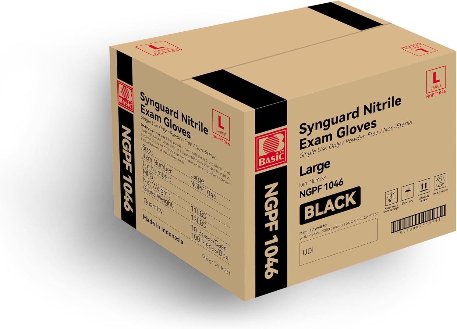 Large Black Nitrile Exam Glove – Exam Glove Nitrile recenzja i cena