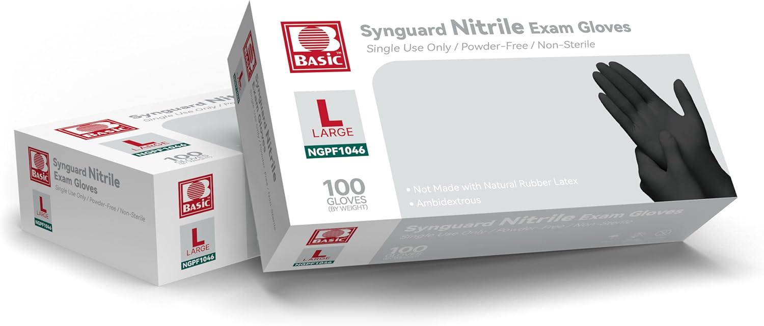 Large Black Nitrile Exam Glove – Exam Glove Nitrile recenzja i cena