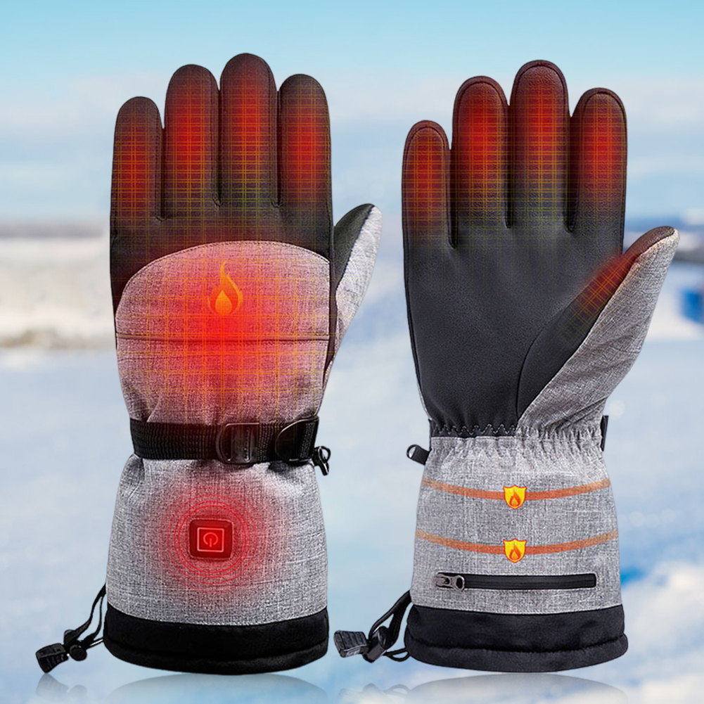 Electric Heated Gloves Men Wom – Ski Glove Waterproof recenzja i cena