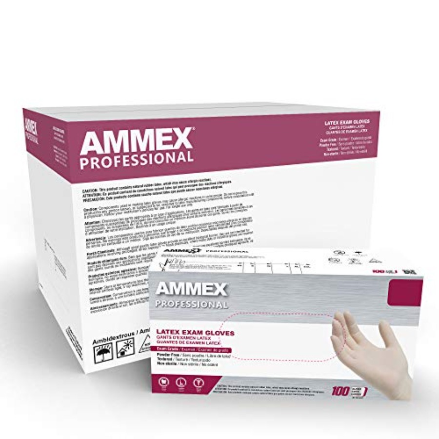 AMMEX White Latex Disposable E – Latex Disposable Glove recenzja i cena