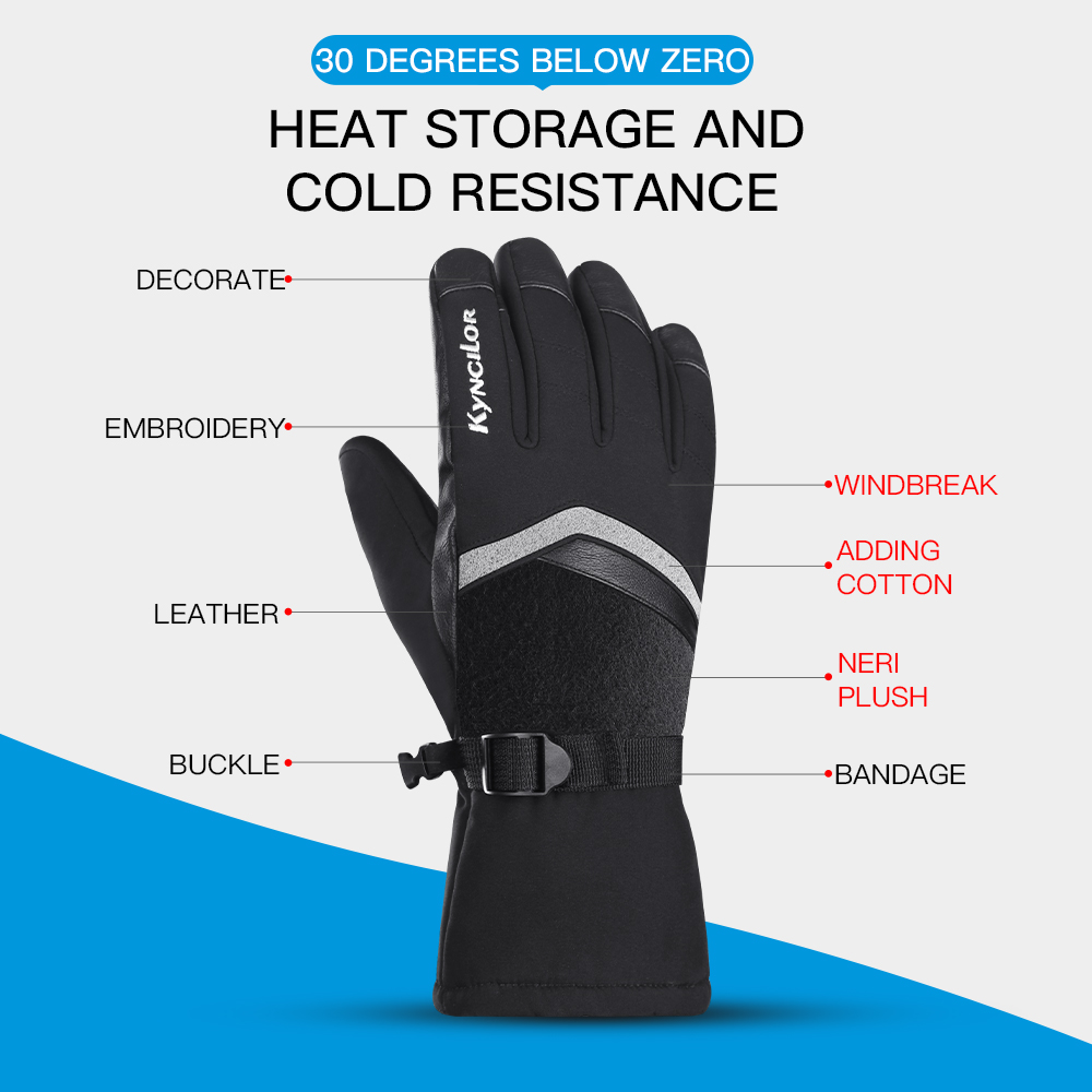 Winter Outdoor Cycling Ski Mou – Ski Glove Waterproof recenzja i cena