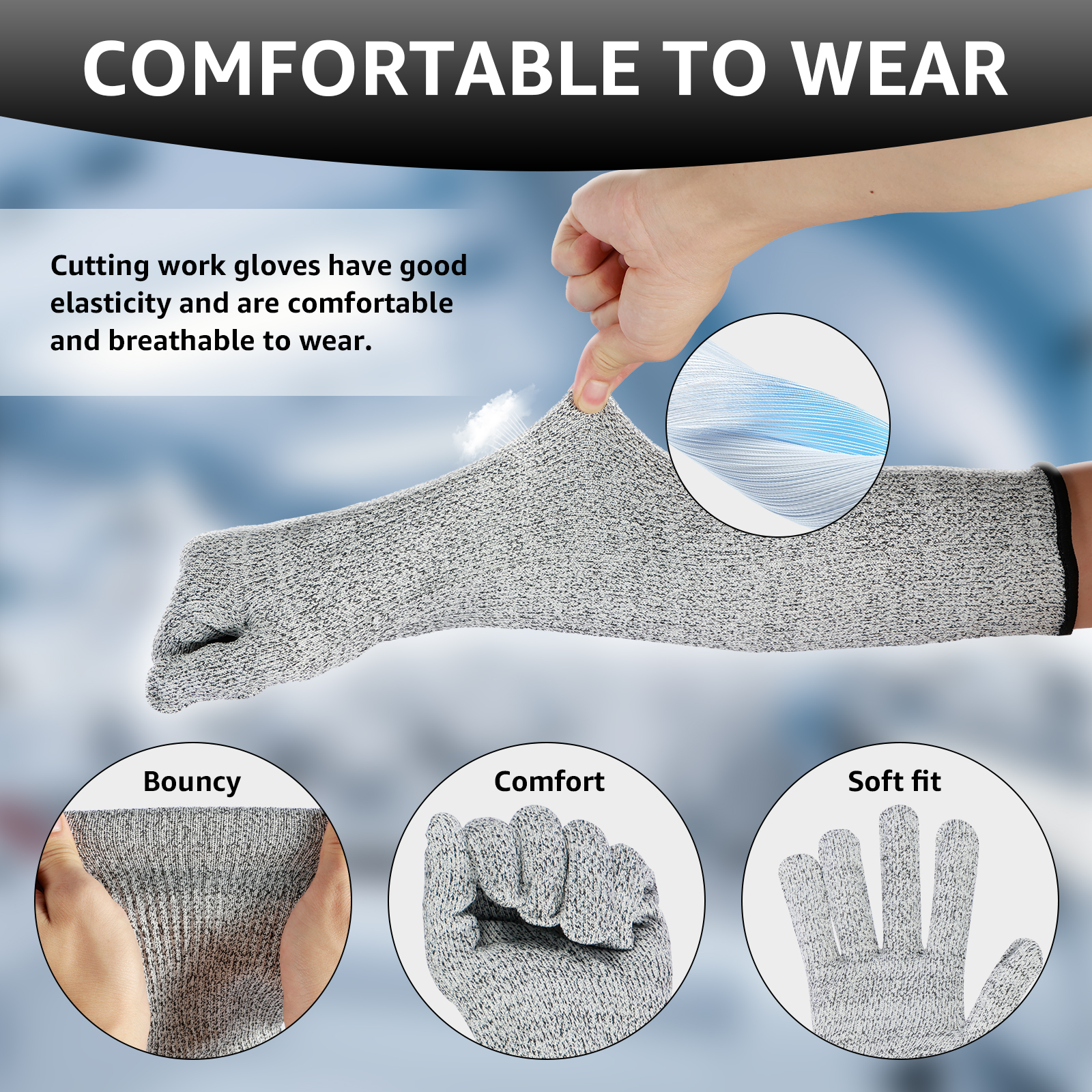 Breathable HPPE Cut Resistant  – Cut Resistant Glove recenzja i cena