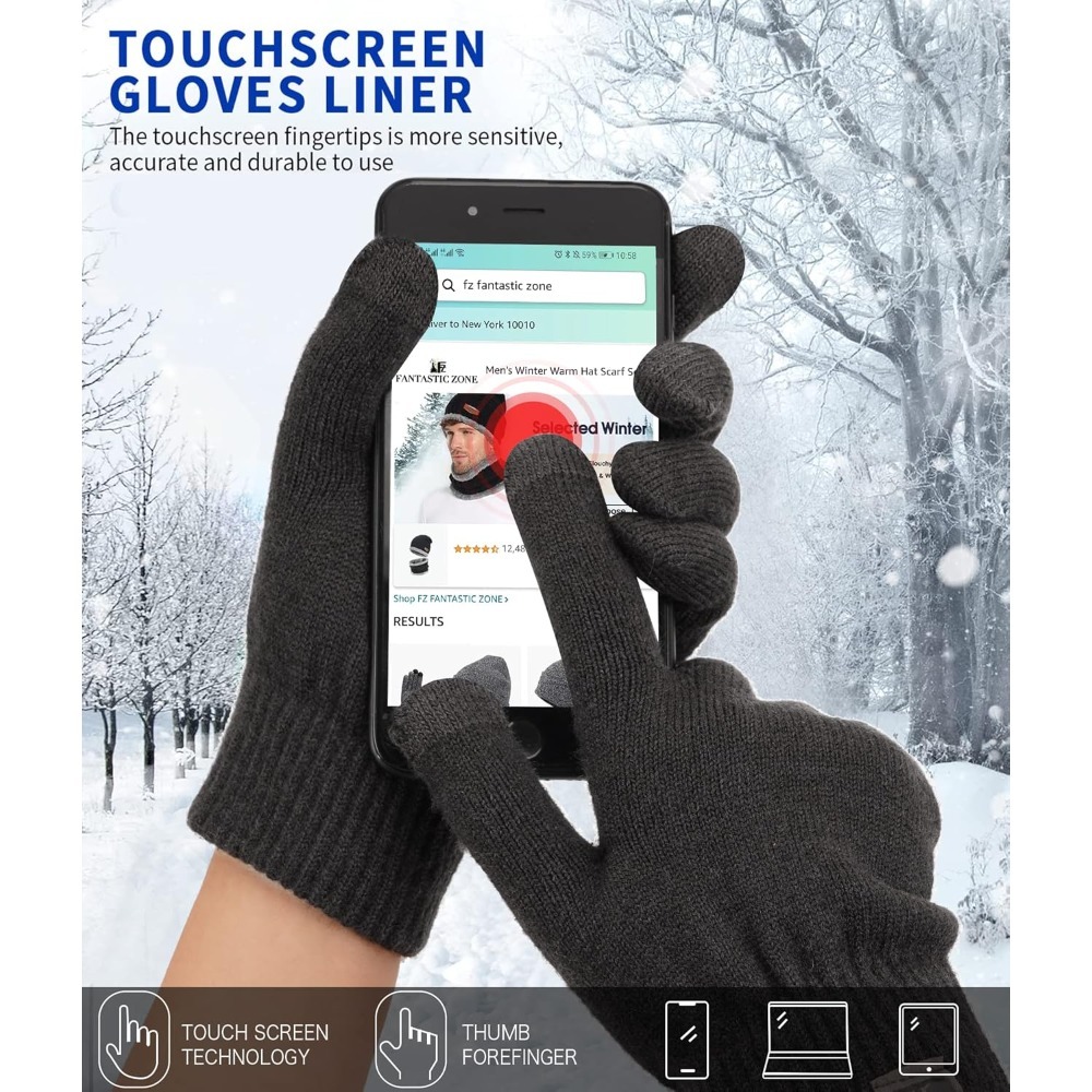 Women's Winter Touchscreen Woo – Wool Glove Lined recenzja i cena