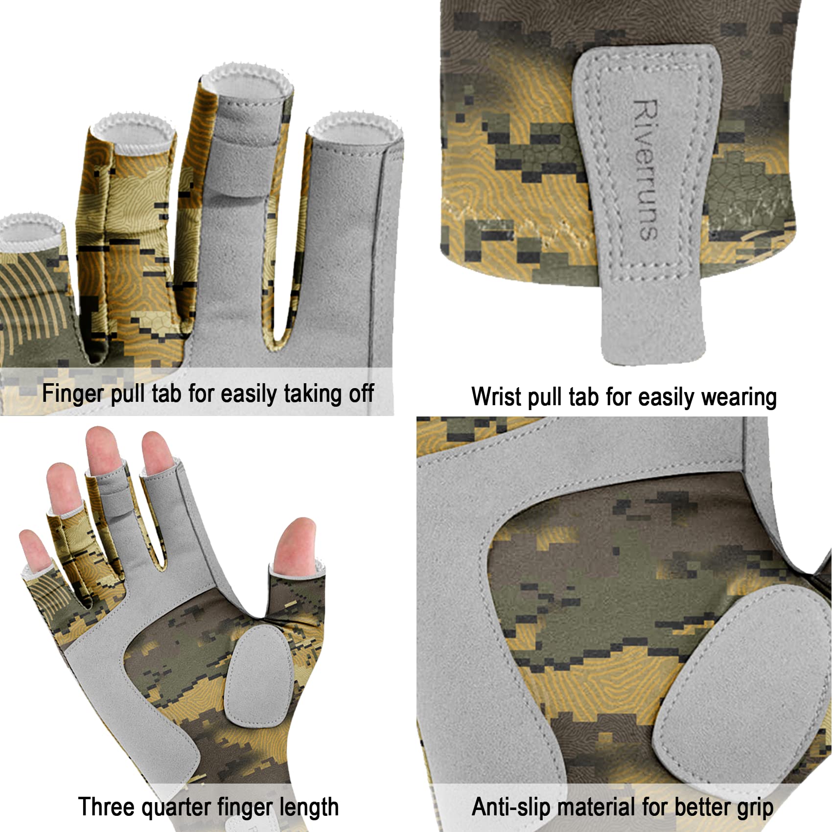 Riverruns Fingerless Fishing G – Cycling Glove Padded recenzja i cena