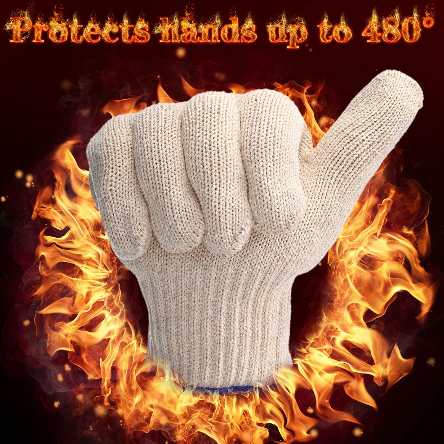 4 Pairs Heat Resistant Gloves, – Heat Resistant Glove recenzja i cena