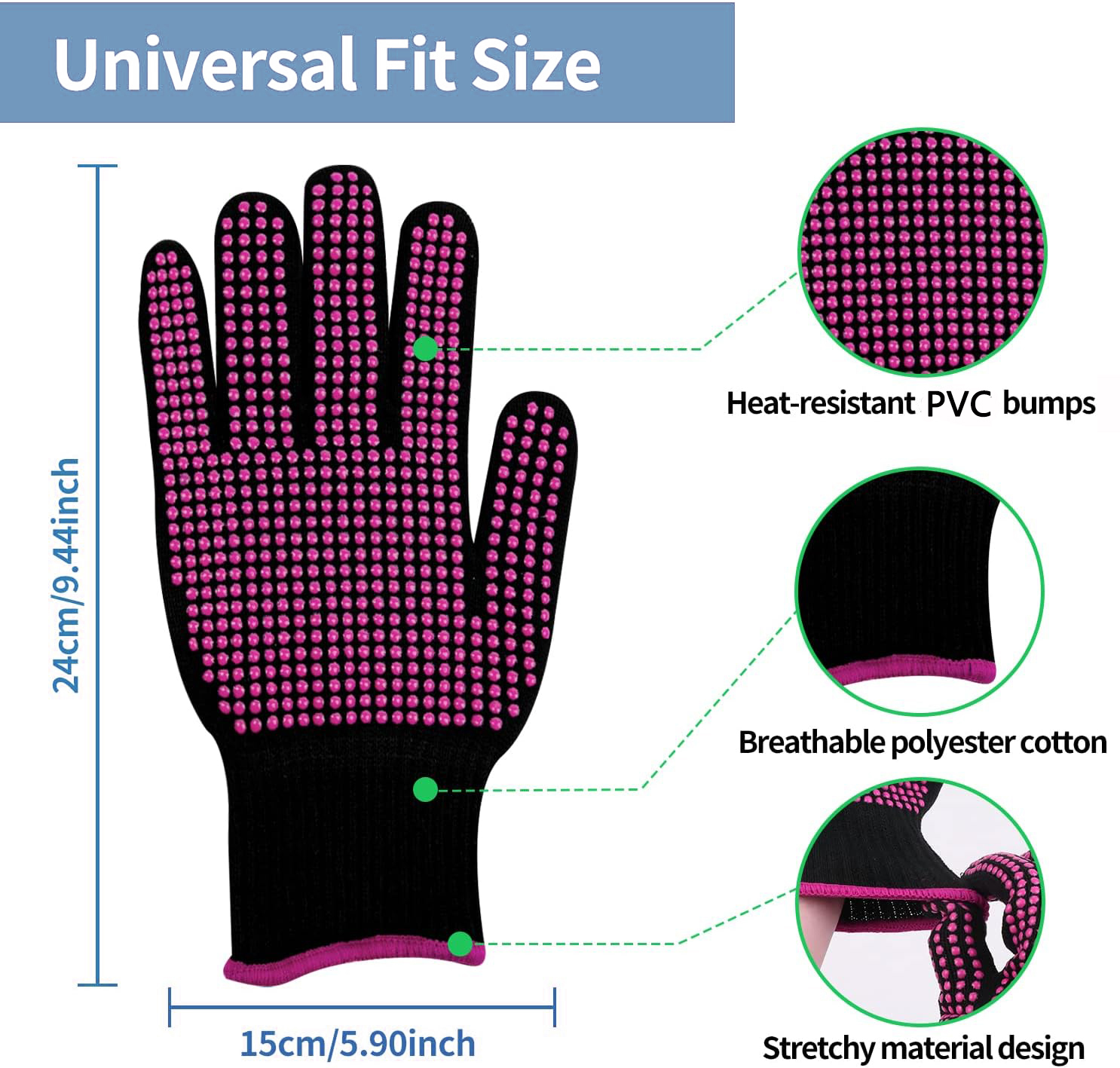 1 Pair Barbecue Anti-scald Glo – Oven Mitt Silicone recenzja i cena