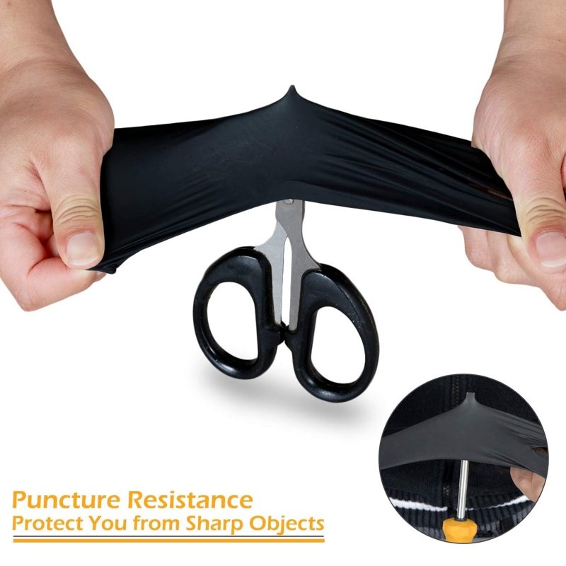 100PCS Black Nitrile Gloves Di – Latex Disposable Glove recenzja i cena