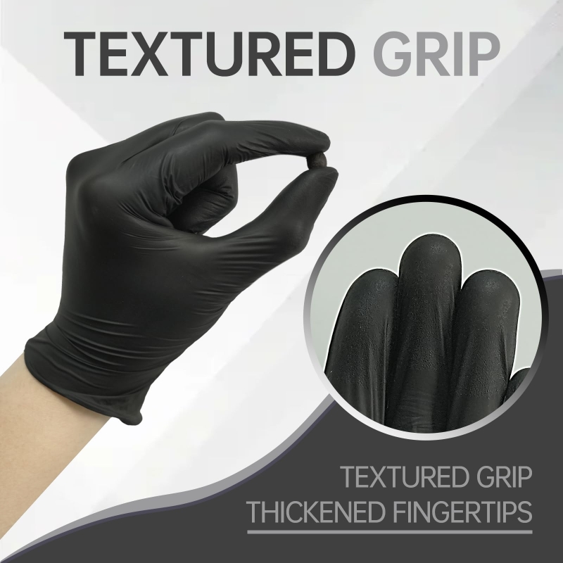 100PCS Black Nitrile Gloves Di – Latex Disposable Glove recenzja i cena