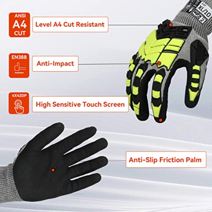Safety Work Gloves, Impact Glo – Work Glove Impact recenzja i cena