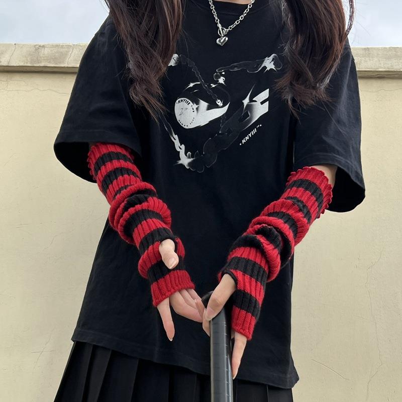 Winter Warm Long Sleeves Gothi – Fingerless Glove Knit recenzja i cena