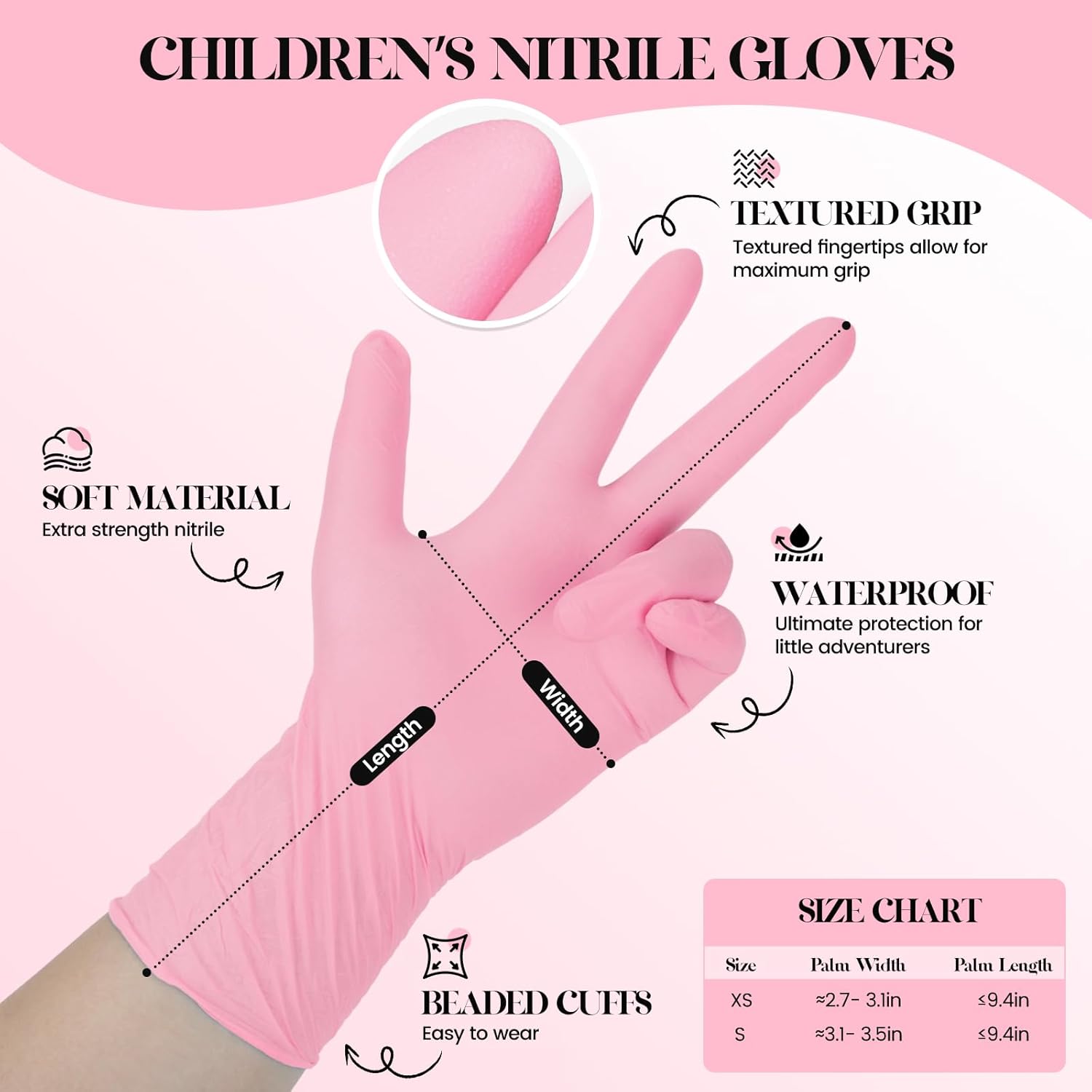 Kids Disposable Gloves for 3-8 – Latex Disposable Glove recenzja i cena