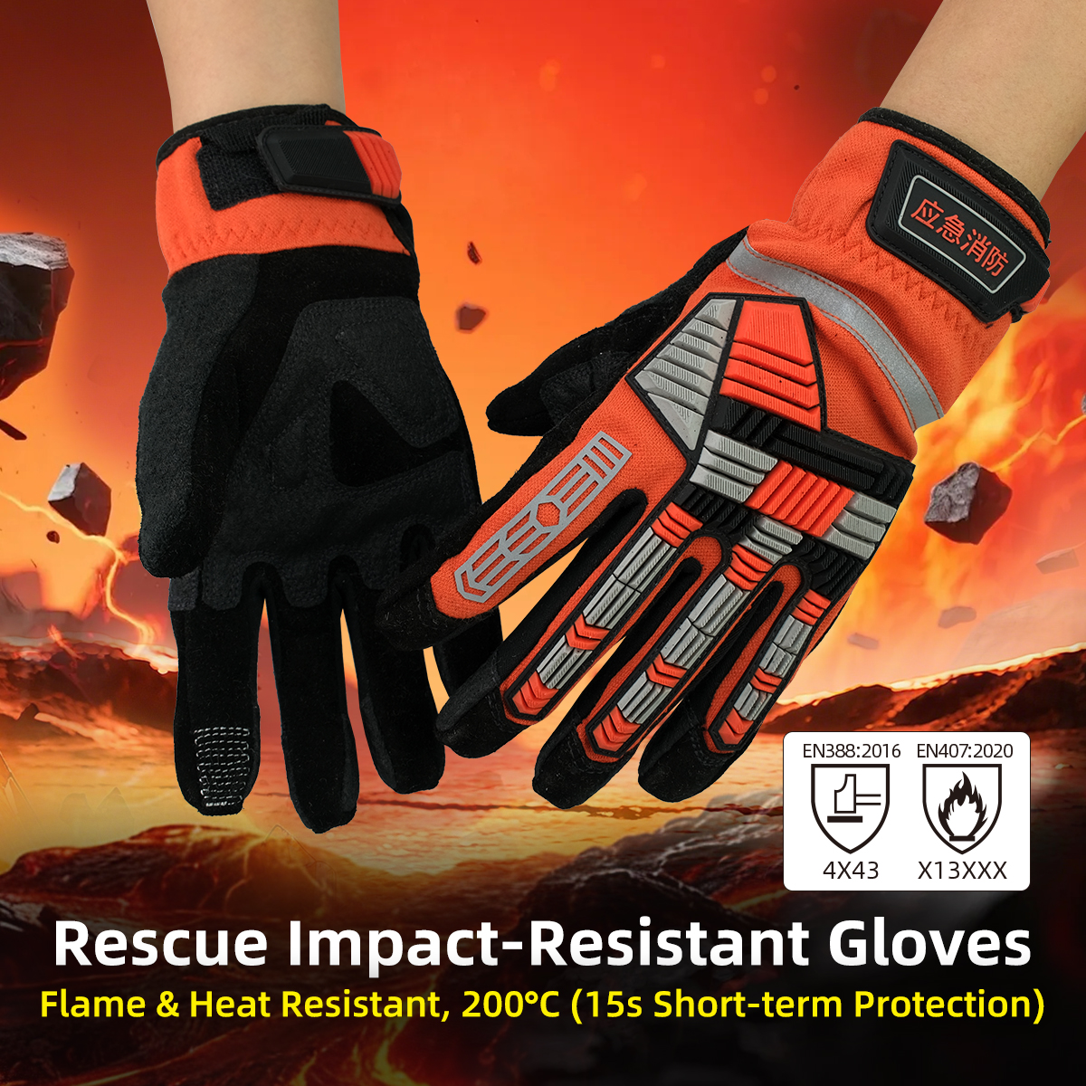 XYEHS 1 Pair TPR Impact Resist – Work Glove Impact recenzja i cena