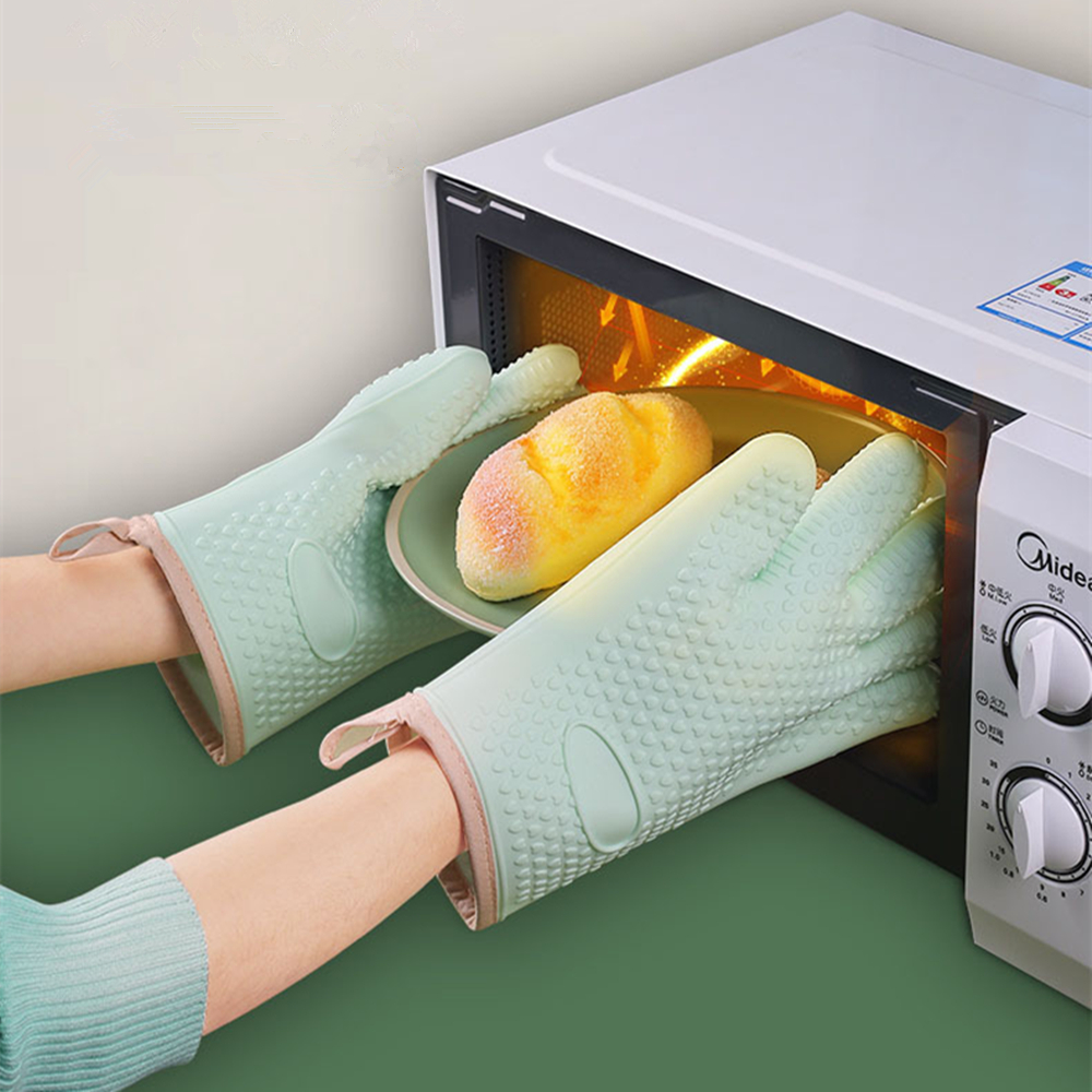 Heat Resistant Silicone Gloves – Oven Mitt Silicone recenzja i cena
